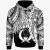 Pohnpei Micronesian Hoodie - Tribal Wave Tattoo White