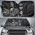 Guam Auto Sun Shades Turtle Hibiscus Black