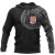 Fiji Hoodie - Fiji Seal Polynesian Tattoo Style Gray