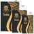 Tuvalu Area Rug - Gold Polynesian Tentacle Tribal Pattern Polynesian 7