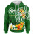 Hawaii Kanaka Maoli Personalised Hoodie - Hawaiian Spirit Green