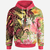 Vanuatu Hoodie - Flowers Tropical With Sea Animals