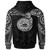 American Samoa Polynesian Hoodie - Gold Heart Shield