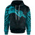 American Samoa Polynesian Hoodie - Gold Heart Shield
