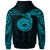 American Samoa Polynesian Hoodie - Gold Heart Shield