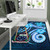 Samoa Area Rug -Turtle and Tribal Tattoo Of Polynesian Polynesian 2