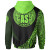 American Samoa Hoodie - Green Polynesian Patterns Sport Style