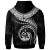 Vanuatu Polynesian Personalised Hoodie - Vanuatu Waves (White)