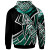 Yap Hoodie - Tribal Flower Special Pattern Green Color