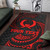 Pohnpei Polynesian Custom Personalised Area Rug - Red Tribal Wave Polynesian 4