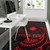 Marshall Islands Polynesian Custom Personalised Area Rug - Red Tribal Wave Polynesian 5