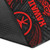 Hawaii Polynesian Area Rug - Red Tribal Wave Polynesian 7
