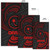 Chuuk Polynesian Area Rug - Red Tribal Wave Polynesian 2