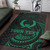 Pohnpei Polynesian Custom Personalised Area Rug - Green Tribal Wave Polynesian 4