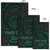 Palau Polynesian Custom Personalised Area Rug - Green Tribal Wave Polynesian 2
