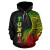 Tonga Polynesian Hoodie Coconut Tree Reggae