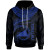 Tokelau Polynesian Hoodie - Tokelau Waves (Blue)