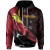 Papua New Guinea Hoodie - Kokopo PNG Flag Of Silk Style