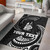 New Caledonia Polynesian Custom Personalised Area Rug - White Tribal Wave Polynesian 1