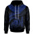 Tuvalu Polynesian Hoodie - Tuvalu Waves (Blue)