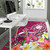 Fiji Area Rug - Turtle Plumeria (Pink) Polynesian 4