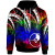 Yap Hoodie - Tropical Leaf Rainbow Color