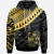 Fiji - Custom Personalised Hoodie - Fiji Ginger Lei Pattern Gold