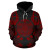 Turtle All Over Hoodie - Red Tattoo Style