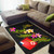 Wallis and Futuna Polynesian Area Rug - Plumeria Tribal Polynesian 2