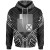 Wallis & Futuna Hoodie - Wallis & Futuna Seal Black Tribal Patterns