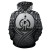 Vanuatu All Over Hoodie Lift Up Black
