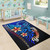 Cook Islands Custom Personalised Area Rug - Vintage Tribal Mountain Polynesian 5