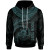 Tuvalu Polynesian Personalised Hoodie - Tuvalu Waves (Turquoise)