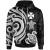 Wallis and Futuna Hoodie - White Tentacle Turtle