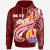 Tahiti Personalised Hoodie - Tahiti Seal Polynesian Patterns Plumeria- BN25 Tahiti Personalised Hoodie - Tahiti Seal Polynesian Patterns Plumeria- BN25