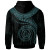 Polynesian Hawaii Hoodie- Maui Polynesian Waves (Turquoise)