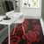 Tuvalu Area Rug - Red Tentacle Turtle Polynesian 5