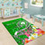 Pohnpei Custom Personalised Area Rug - Turtle Plumeria (Green) Polynesian 6