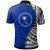 Chuuk Polo Shirt - Coat Of Arm and Polynesian Patterns 2