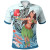 Wallis and Futuna Polo Shirt - Polynesian Girls With Shark 1