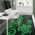 Fiji Area Rug - Green Tentacle Turtle Crest Polynesian 4