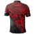 Cook Islands Polo Shirt - Cook Islands Flag Red Turtle Hibiscus 2