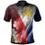 The Philippines Polo Shirt - Filipino Flag with Islander Patterns 1