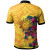 Polynesian Polo Shirt - Vanuatu Symbols With Hibiscus 2