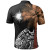 Marshall Islands Polo Shirt - Polynesian Palm Tree Black 2