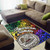 American Samoa Area Rug - Rainbow Polynesian Pattern Polynesian 2