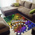 Cook Islands Custom Personalised Area Rug - Rainbow Polynesian Pattern Polynesian 2
