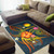 Nauru Polynesian Personalised Area Rug - Legend of Nauru (Blue) Polynesian 2