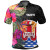 Tahiti Polo Shirt - Hibiscus Polynesian Pattern 1
