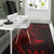 Vanuatu Area Rug - Custom Polynesian Pattern Style Red Color Polynesian 4